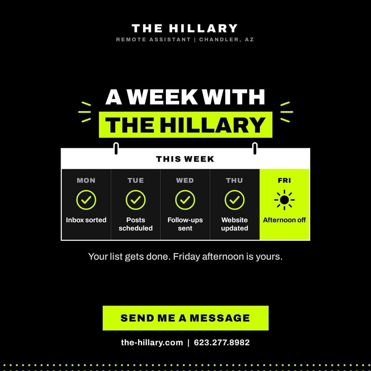 The Hillary, Social ad by Hillary Scott